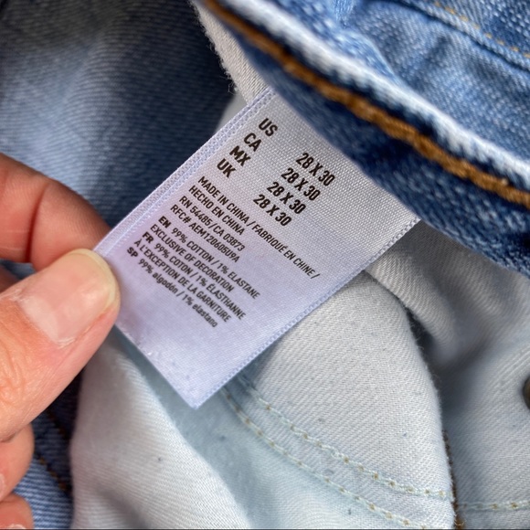 American Eagle Distressed/Patched Up Jeans - Picture 5 of 7